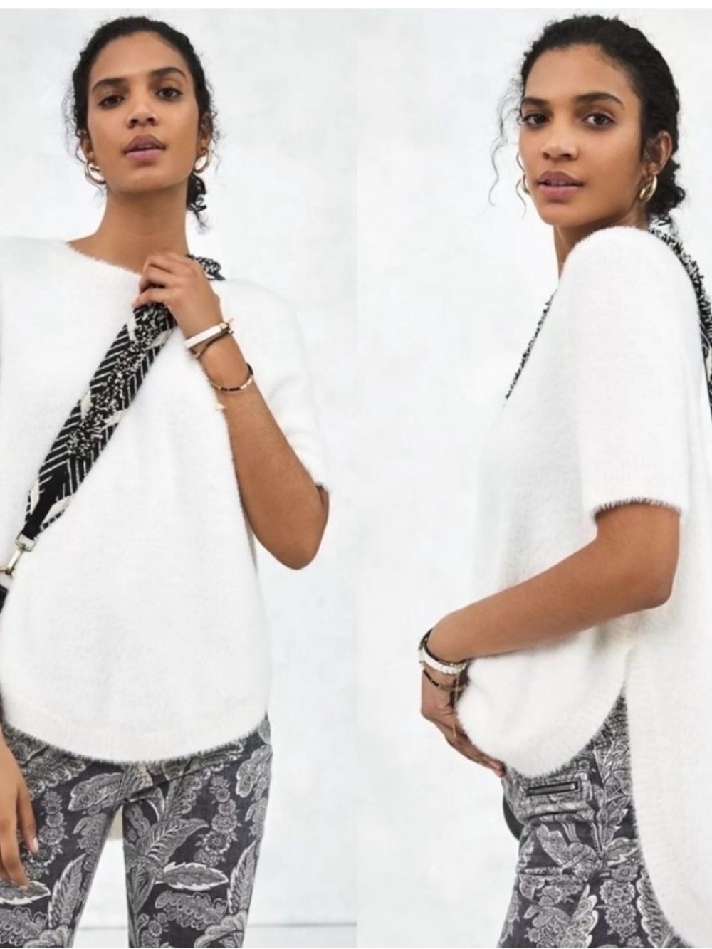Anthropologie Marianna Eyelash Pullover